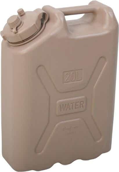 beige water container