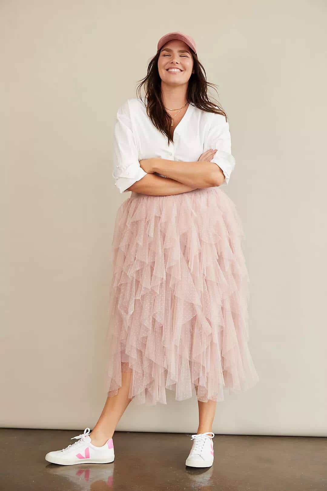 anthropologie ballet skirt