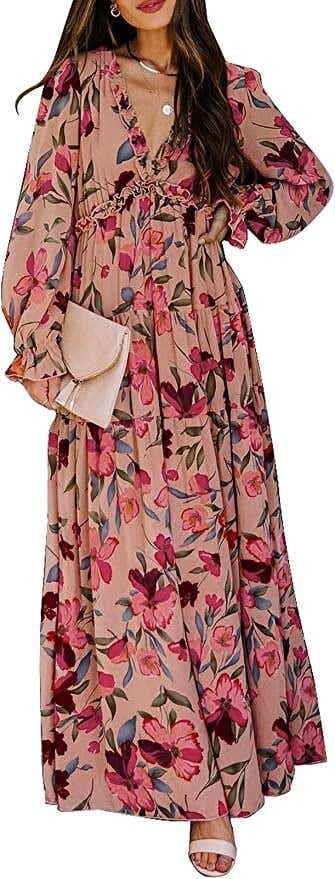 amazon floral maxi dress