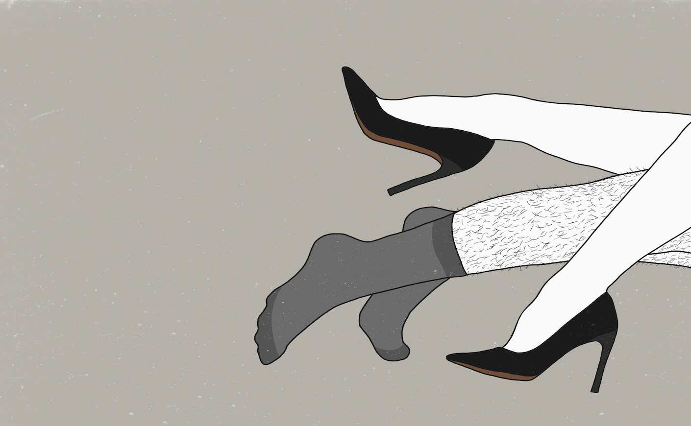 illustration of legs