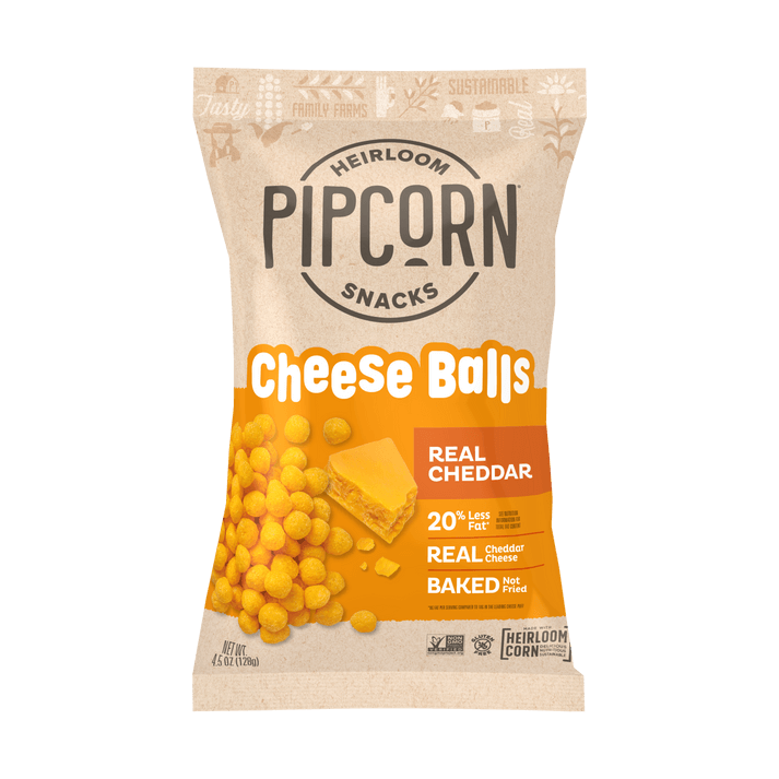 pipcorn cheddar cheese balls