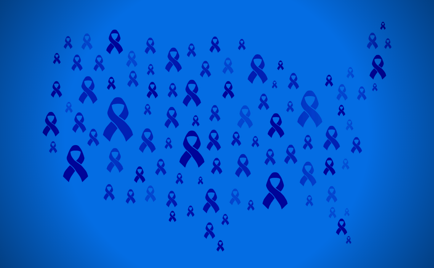 map of colorectal cancer flags