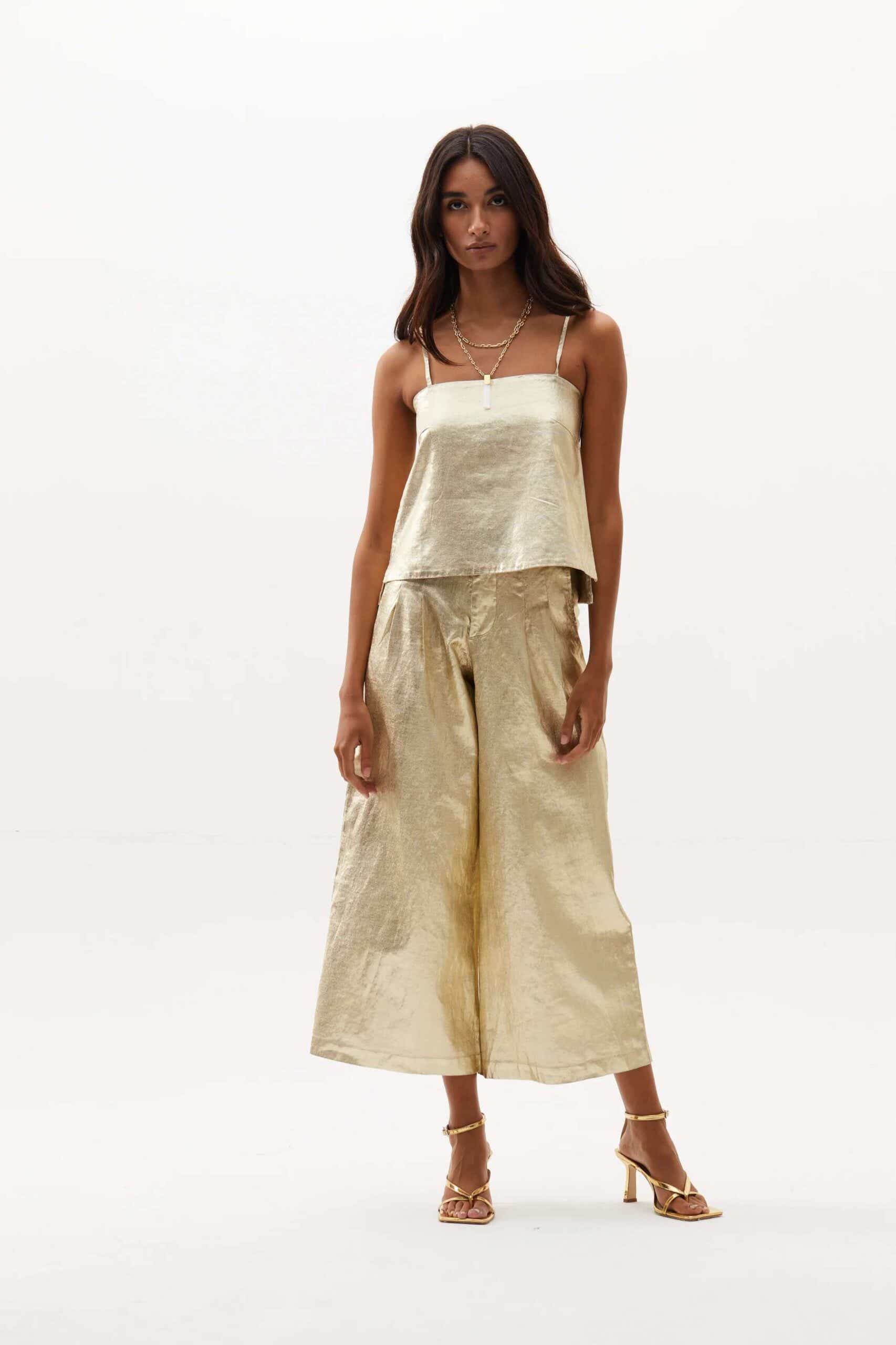 lahntropy gold culottes