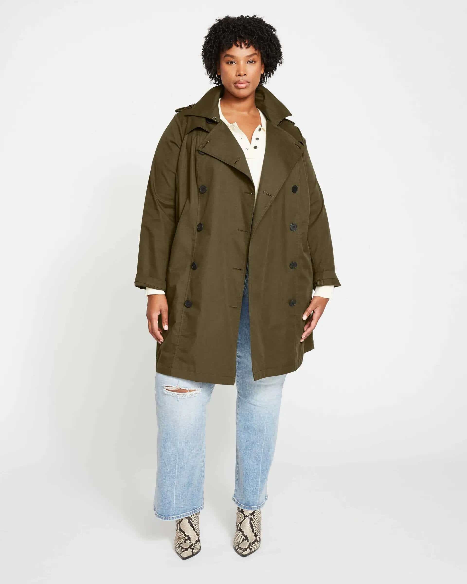 universal standard trench coat