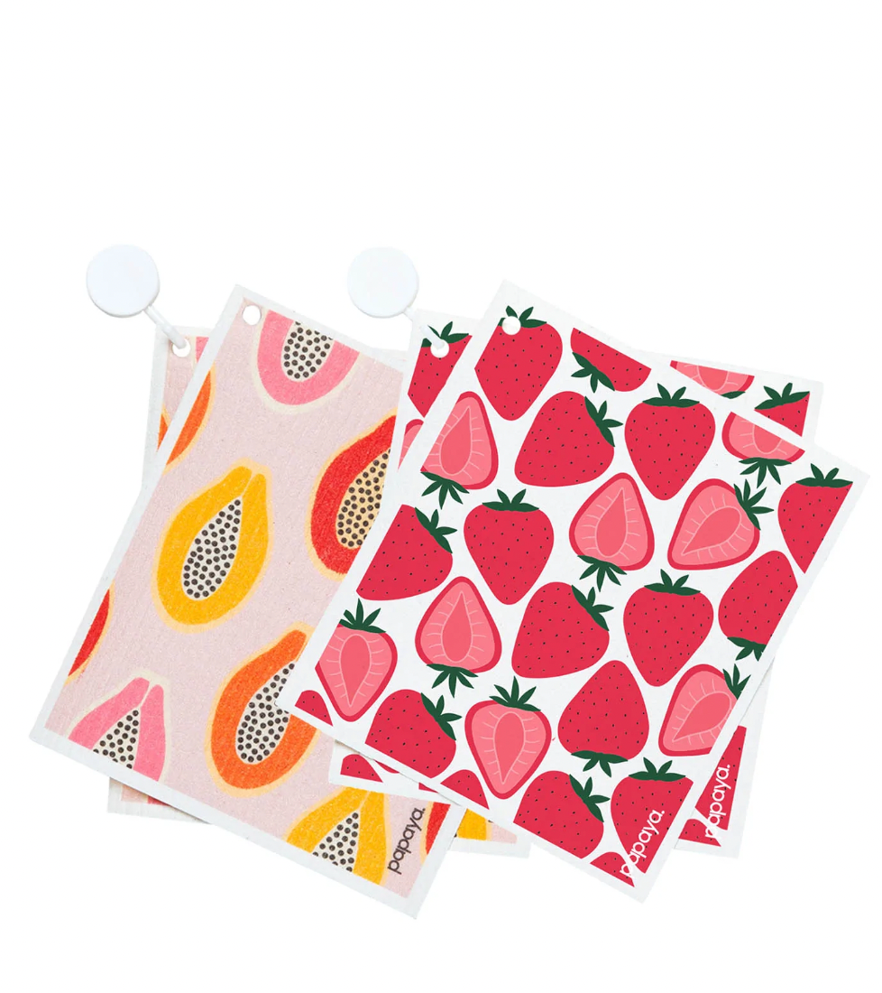 Papaya - Reusable Paper Towels - Mod Papayas 2pk – Colorado Baby