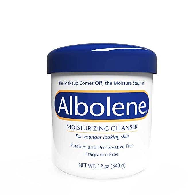Albolene facial cleanser