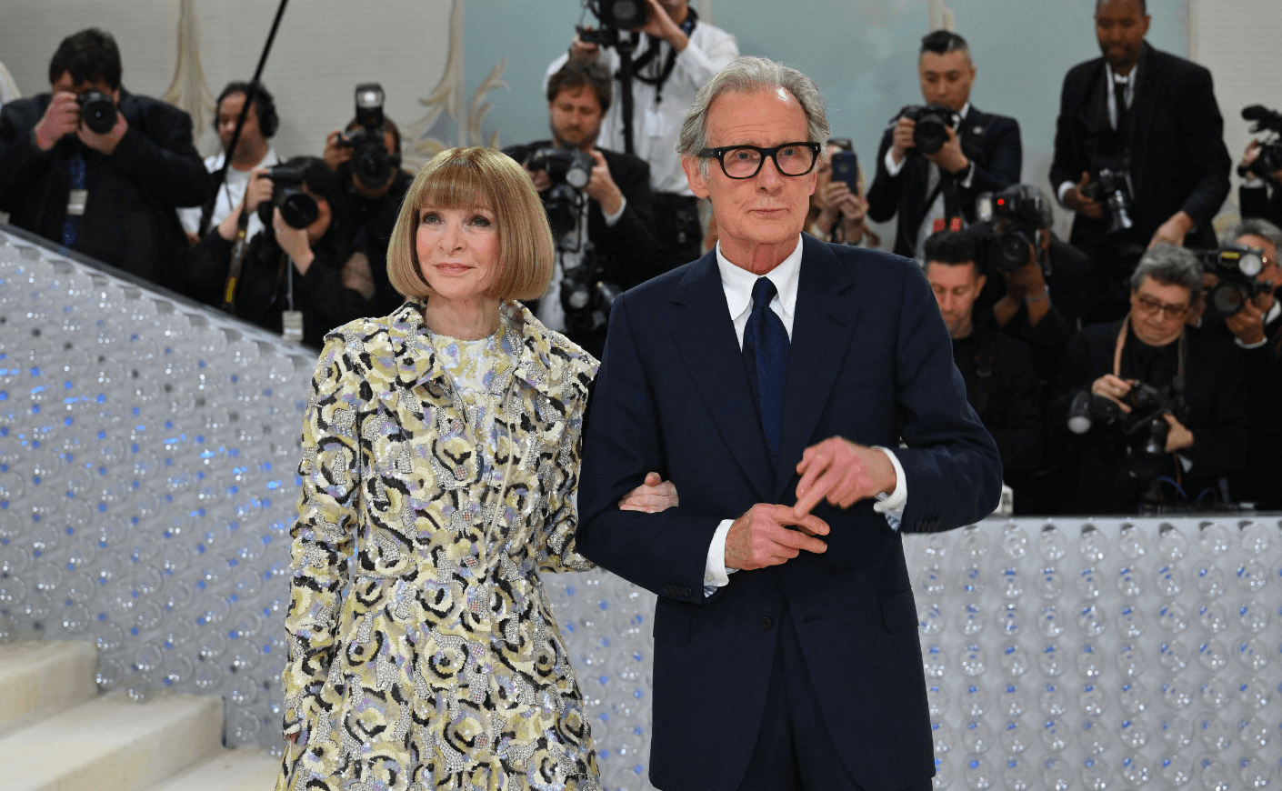 Anna Wintour and Bill Nighy at the Met Gala