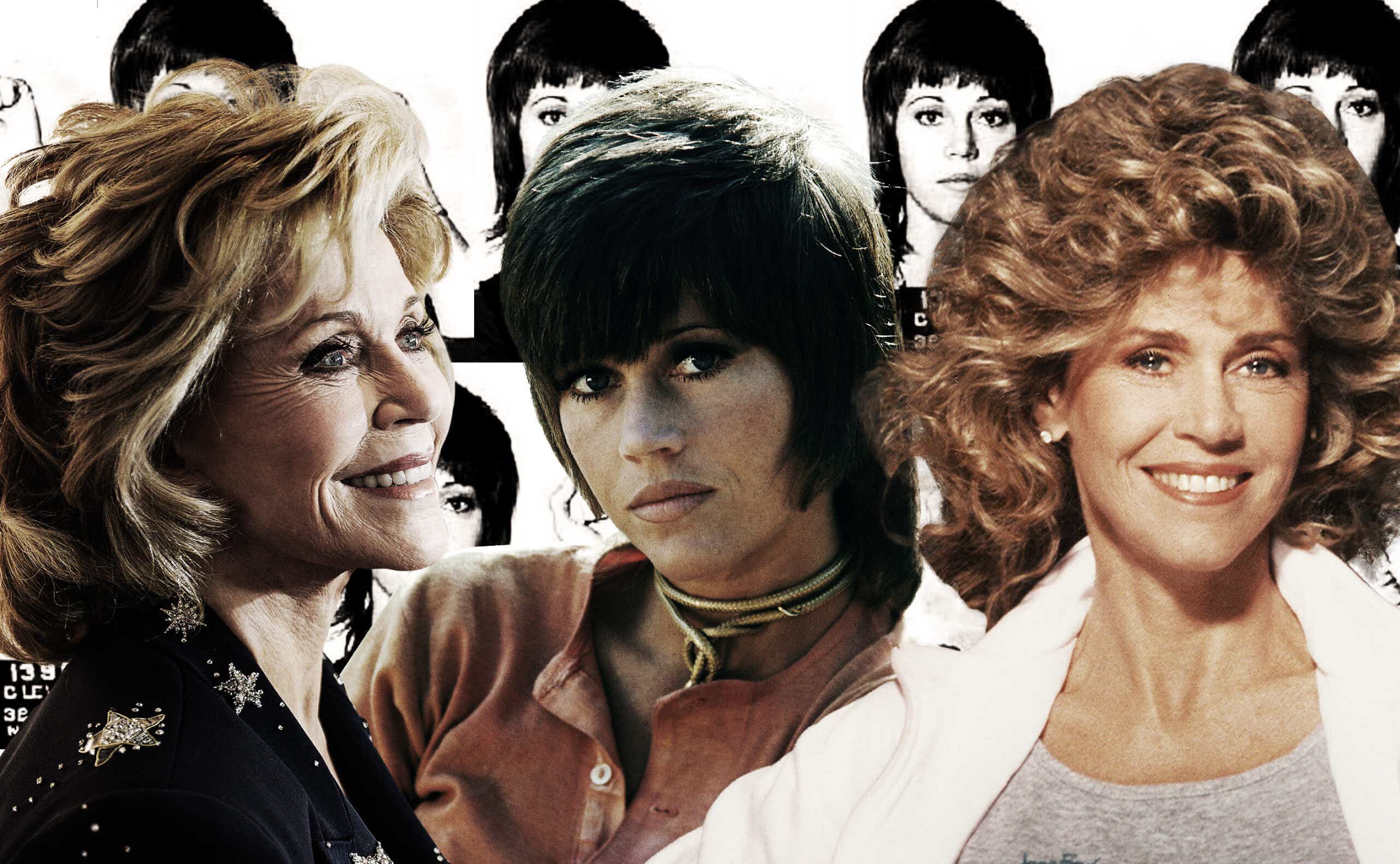 Jane Fonda through the years