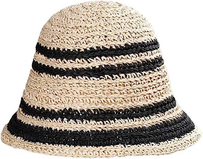 Straw Sun Bucket Hat