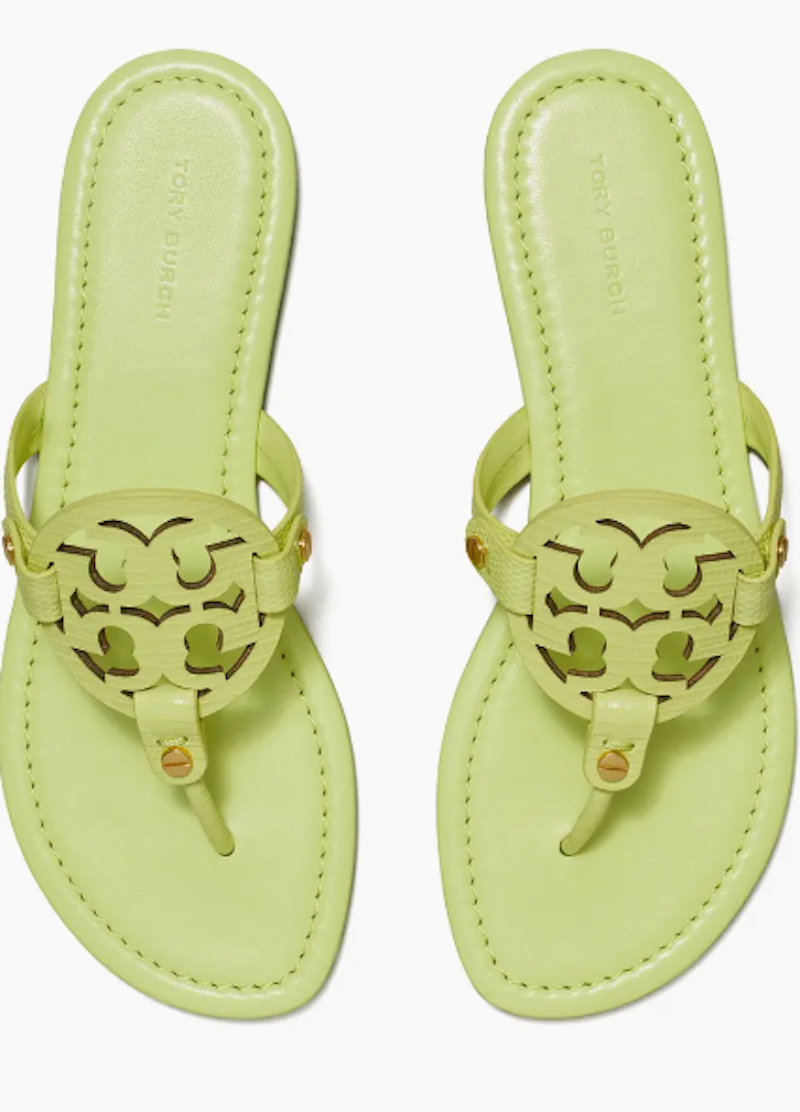 green sandals