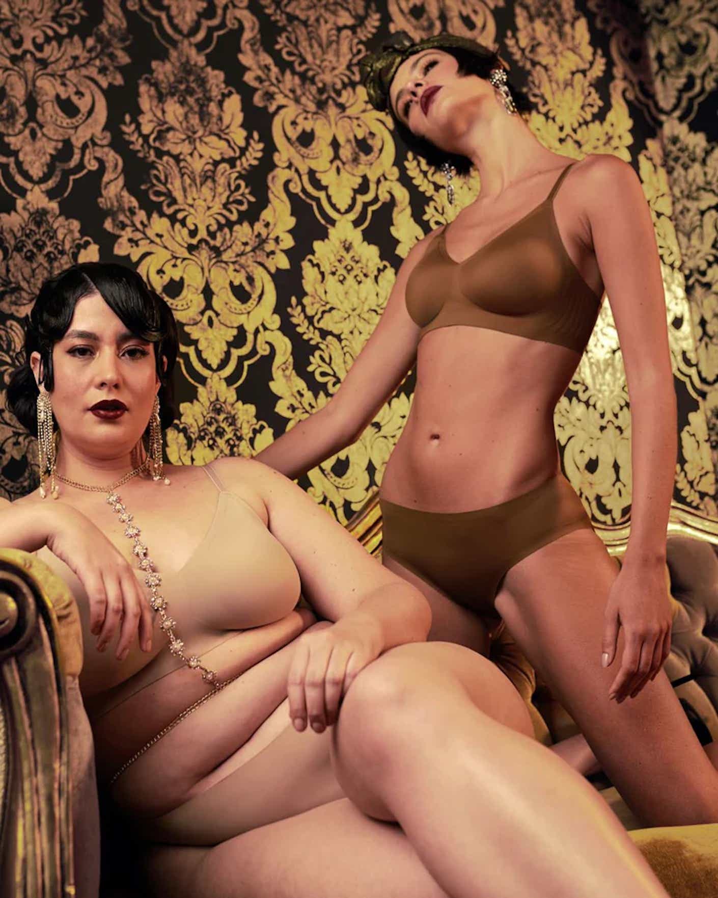 women lounge in EBY bras