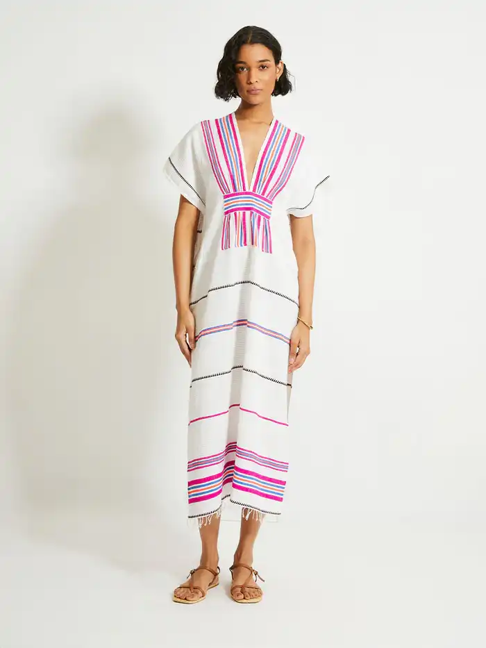 GASIRA | V Neck Caftan