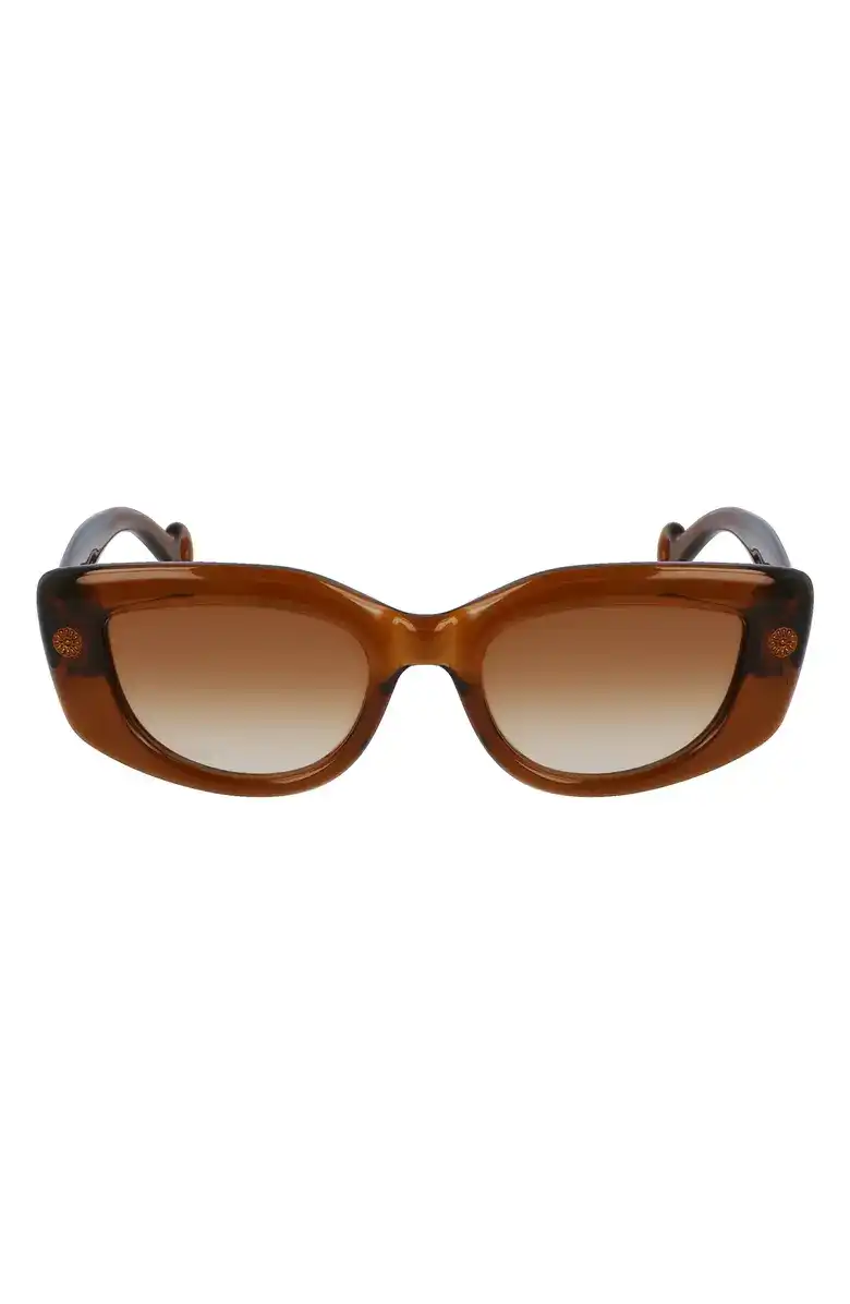 Lanvin Daisy Rectangle Sunglasses