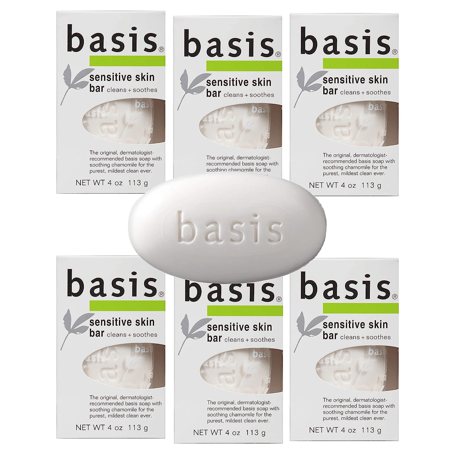 basis sensitive skin bar soap