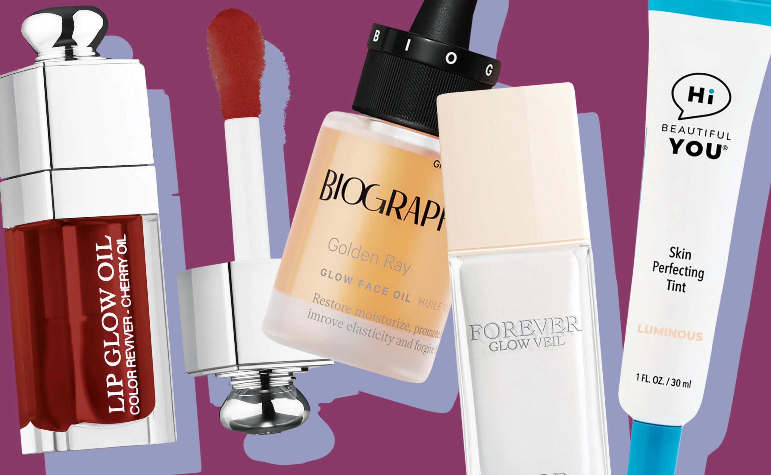 An assemblage of beauty products that editors bought