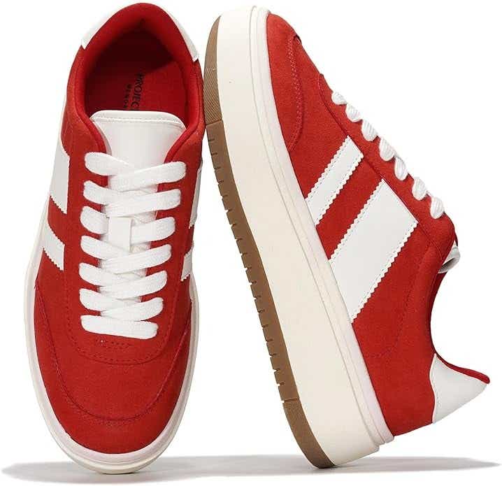 Project Cloud Platform Sneakers for Women - Lightweight Memory Foam Insole Womens Sneakers - Non-Slip Fashion Sneakers for Women Footwear - Women's Fashion Platform Shoes (Nita)