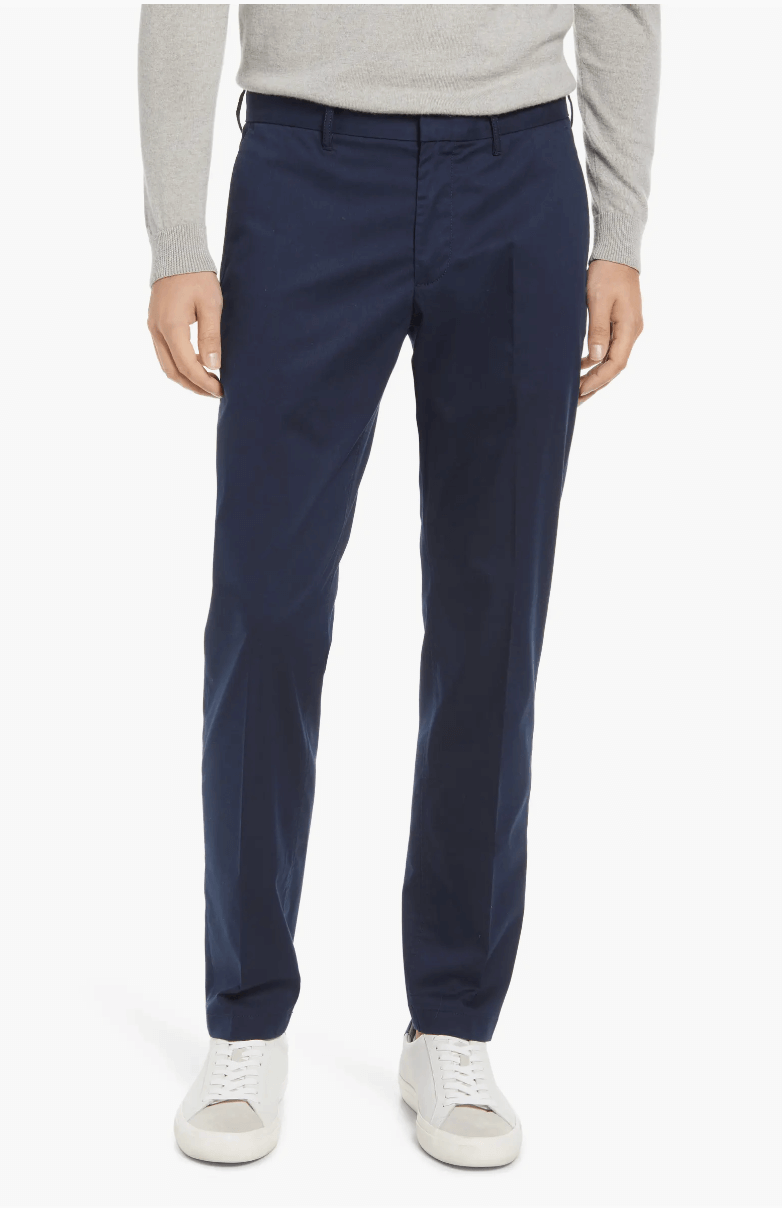 Slim Fit CoolMax® Flat Front Performance Chinos