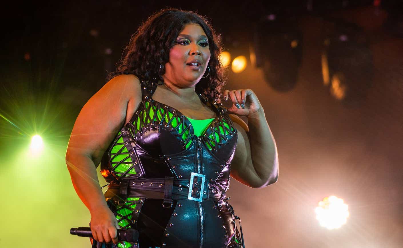 lizzo performing on stage