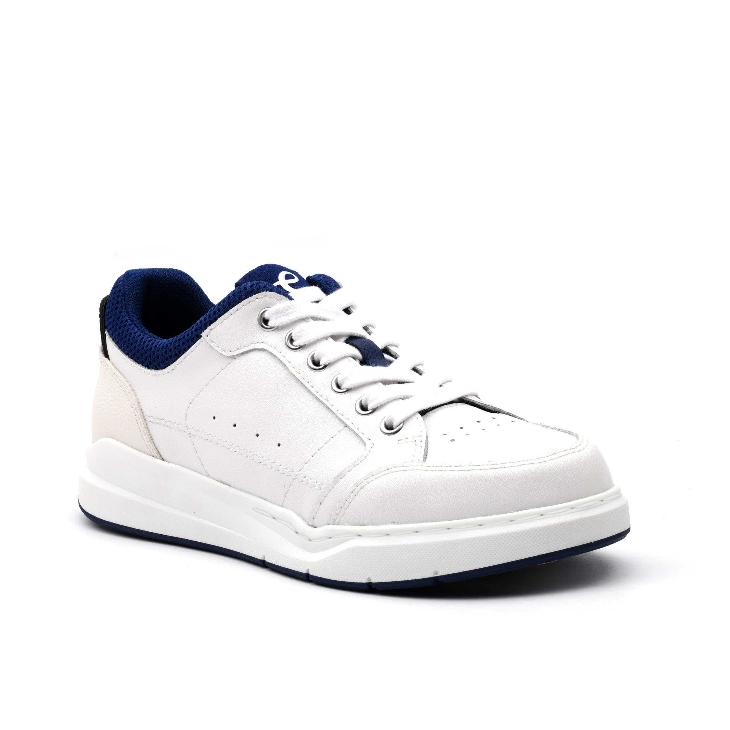 white Easy Spirit x Denise Austin Dilli Lace-up Court Sneakers