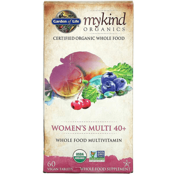 mykind organics women's 40 plus vitamins