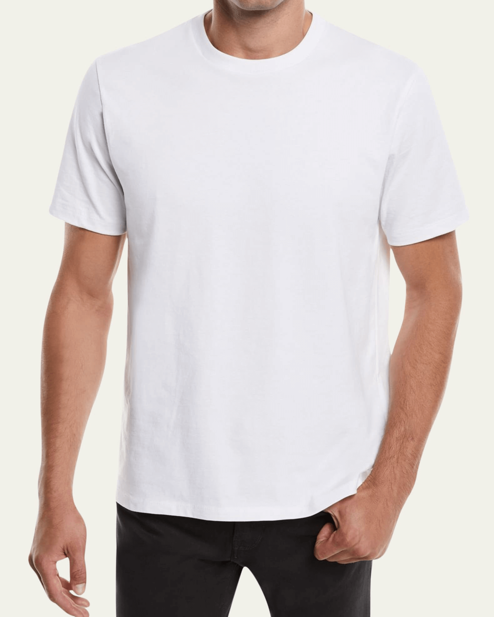 frame white t shirt