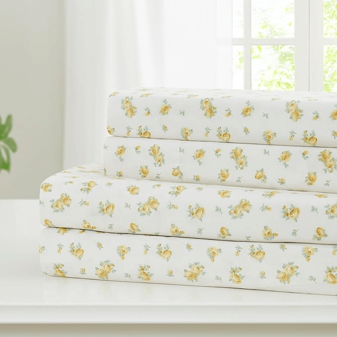 modern threads printed sheet set