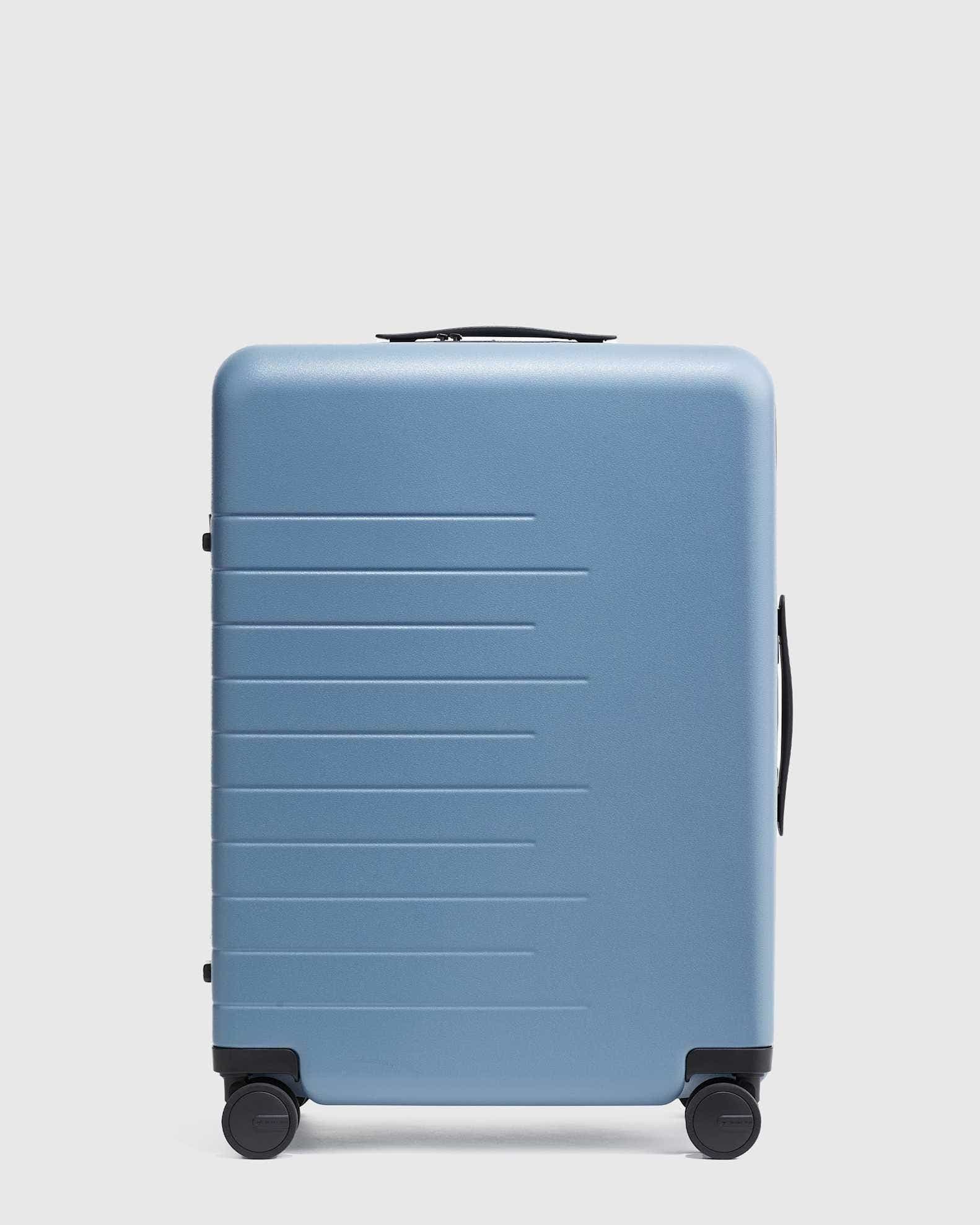 Quince blue carry-on suitcase