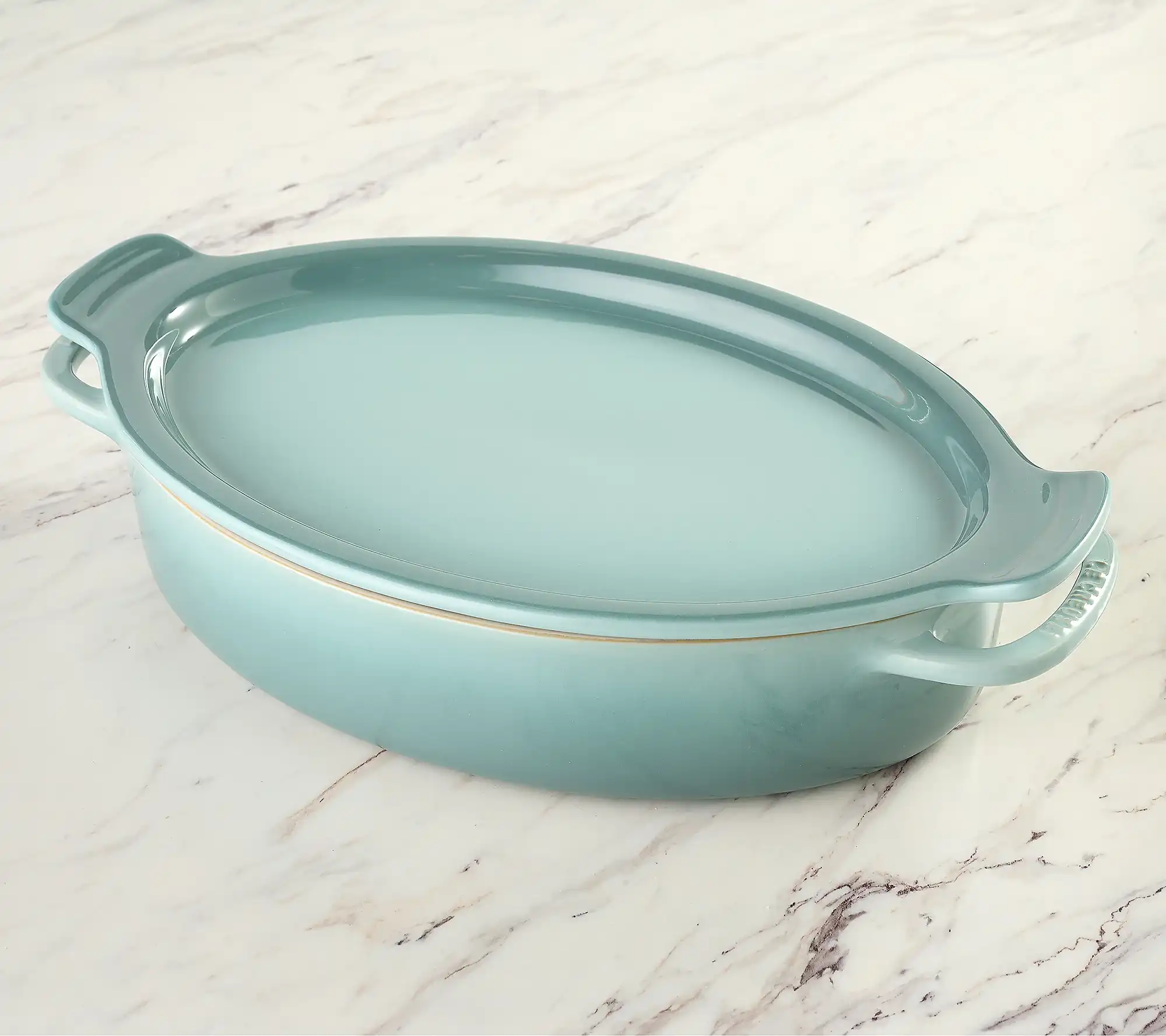 Le Creuset Stoneware Oval Baker with Platter Lid