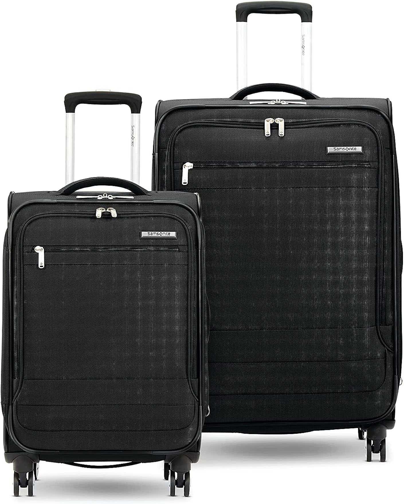 A Samsonite luggage set.