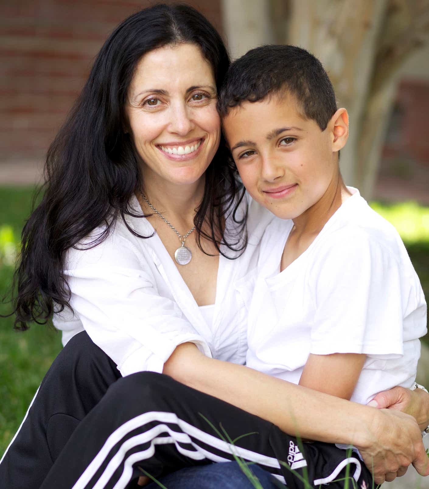 Nikki Mark and her son