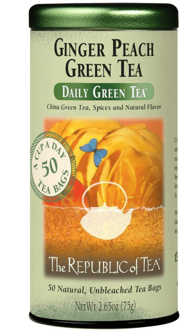 the republic of teas ginger peach tea