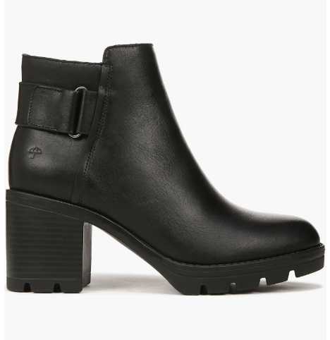 Water resistant black booties