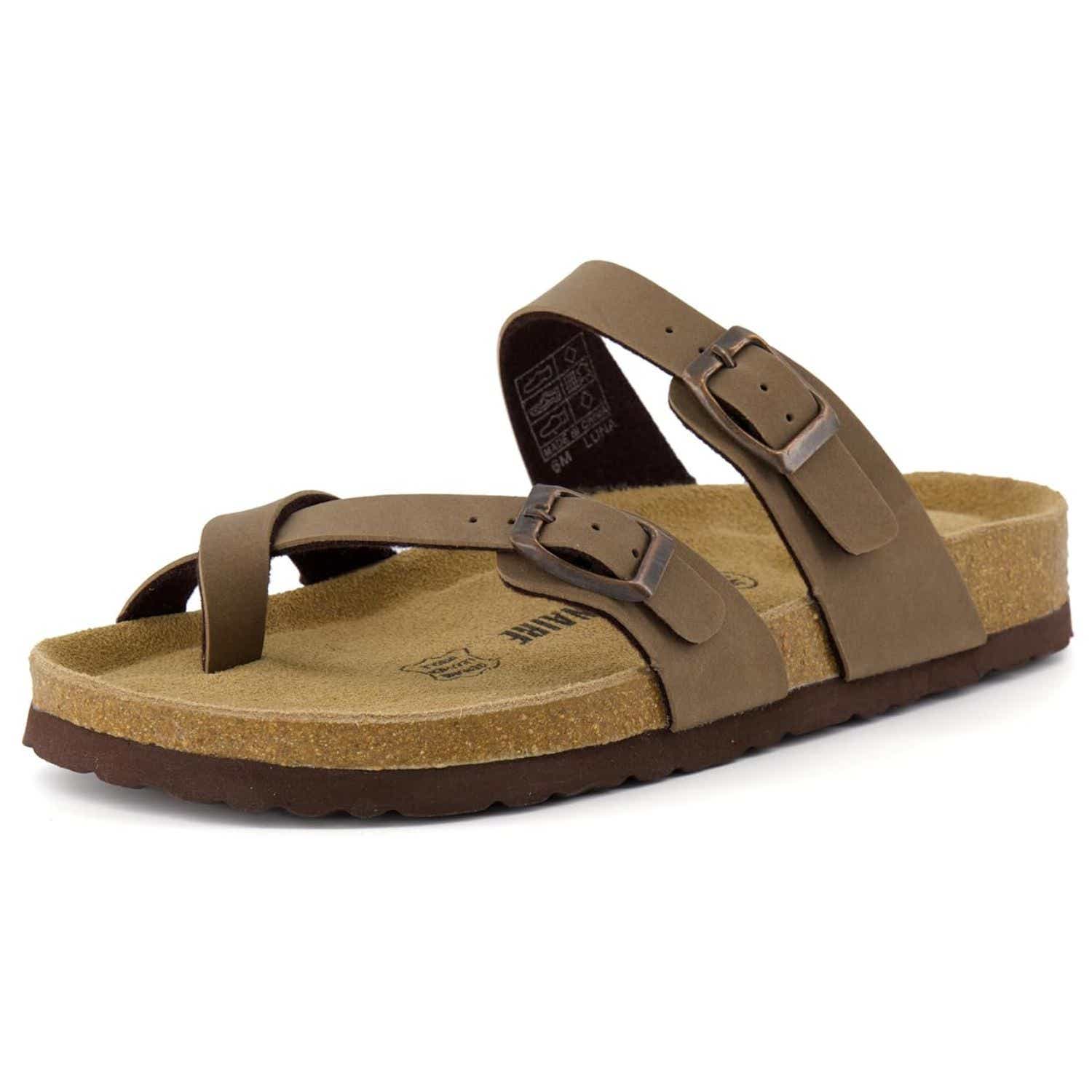 Cushionaire Luna Cork Footbed Sandal