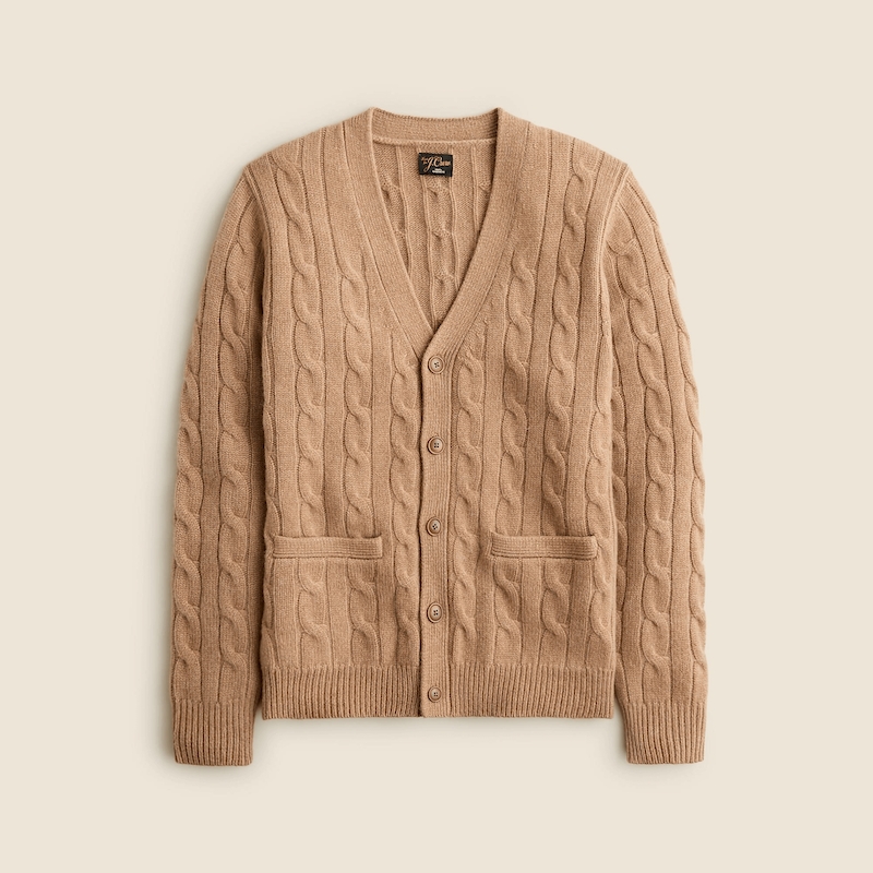 j.crew heavyweight cardigan