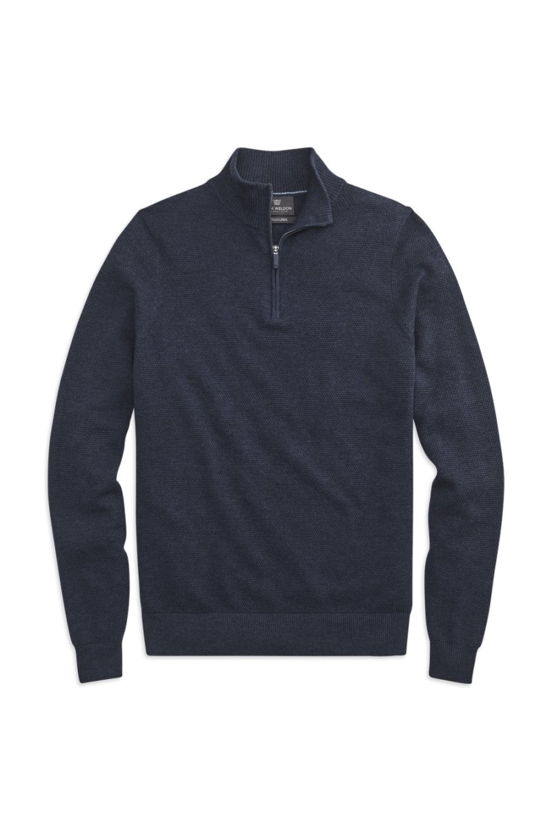 mack weldon tech linen zip up