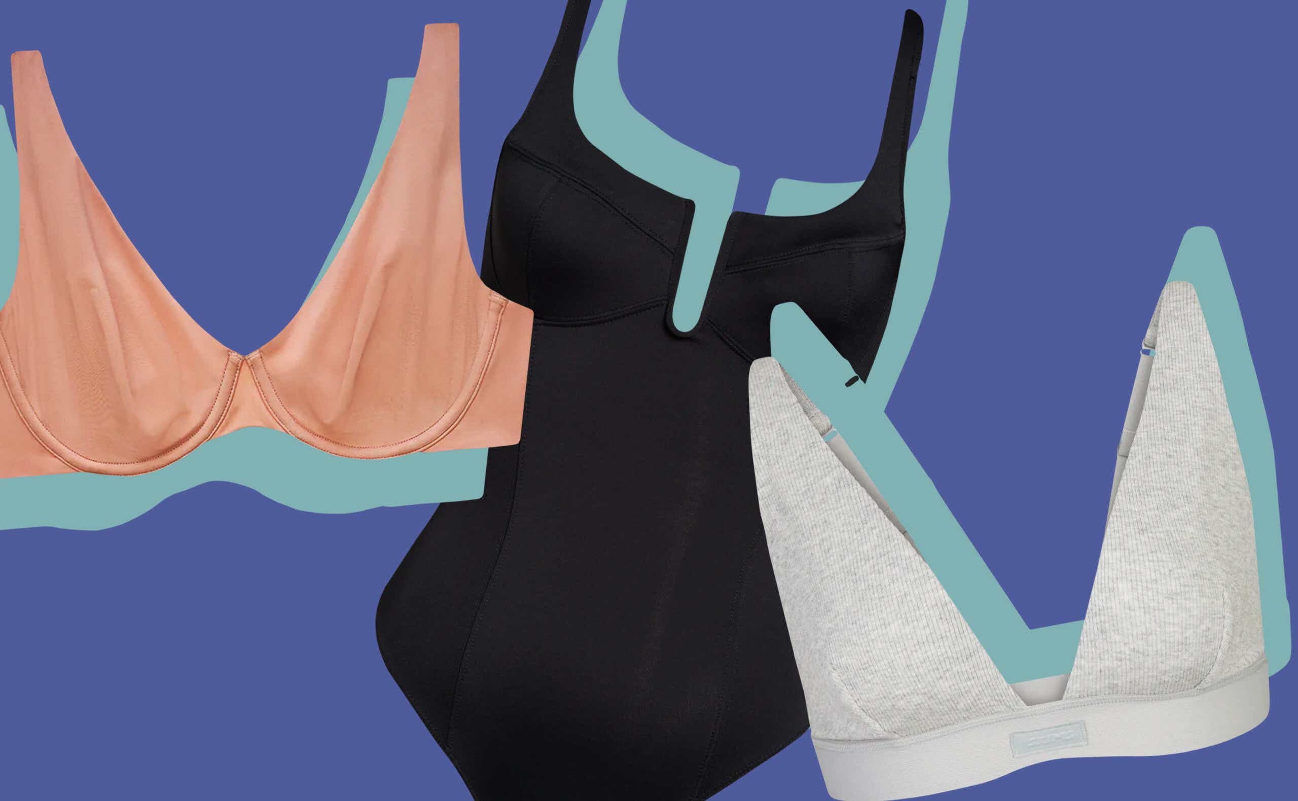 Skin-friendly Cotton Front Button Bra Women's Wireless Underwear Breathable  With