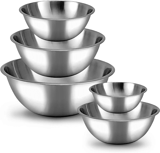 stainless steel mixing bowls