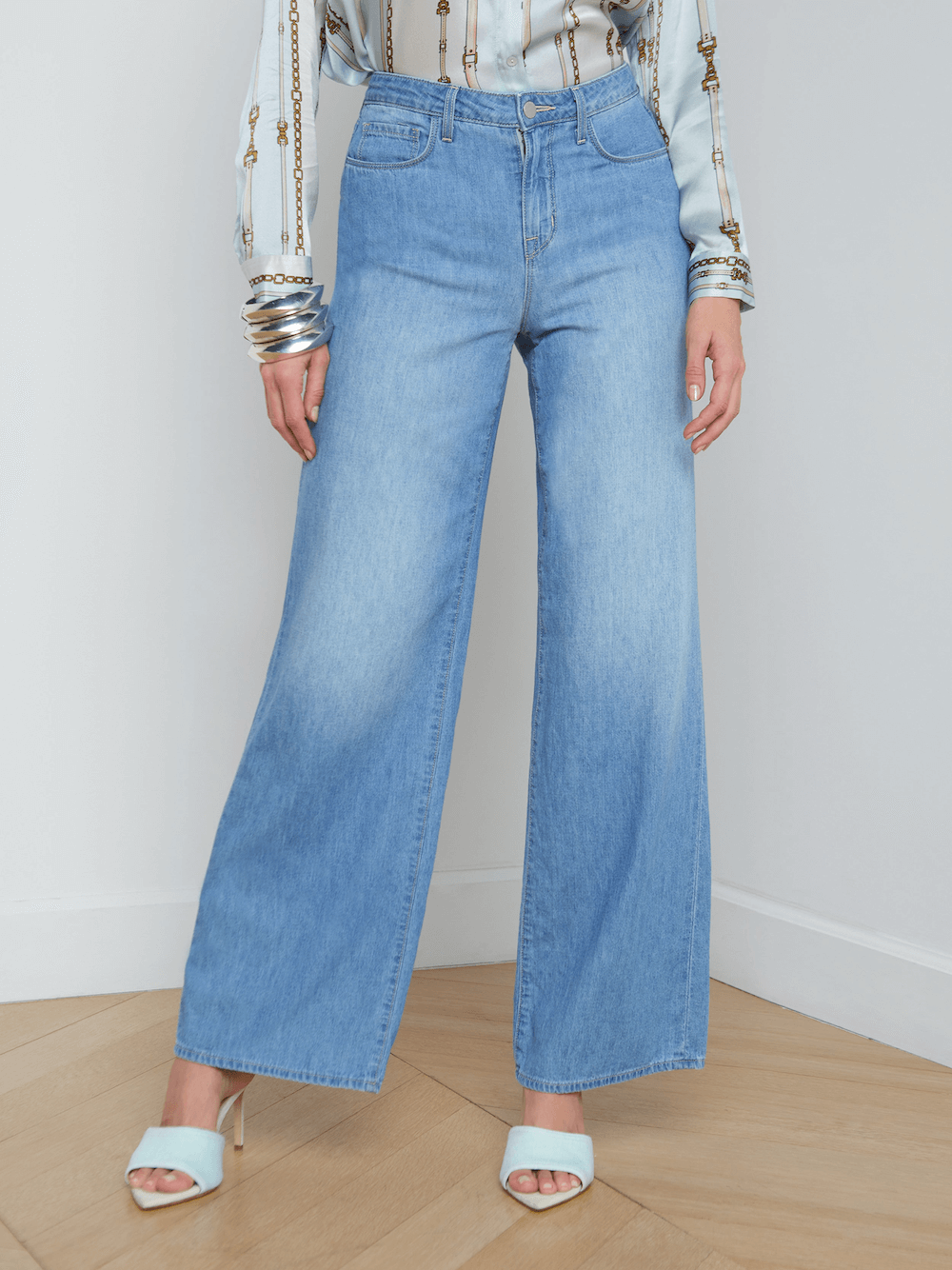 L’Agence Alicent Wide-Leg Jeans
