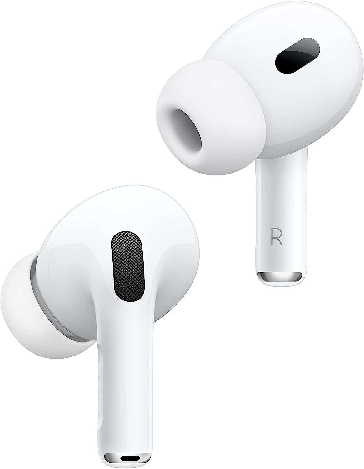 Apple AirPods Pro (2nd Generation) Wireless Ear Buds with USB-C Charging, Up to 2X More Active Noise Cancelling Bluetooth Headphones, Transparency Mode,...