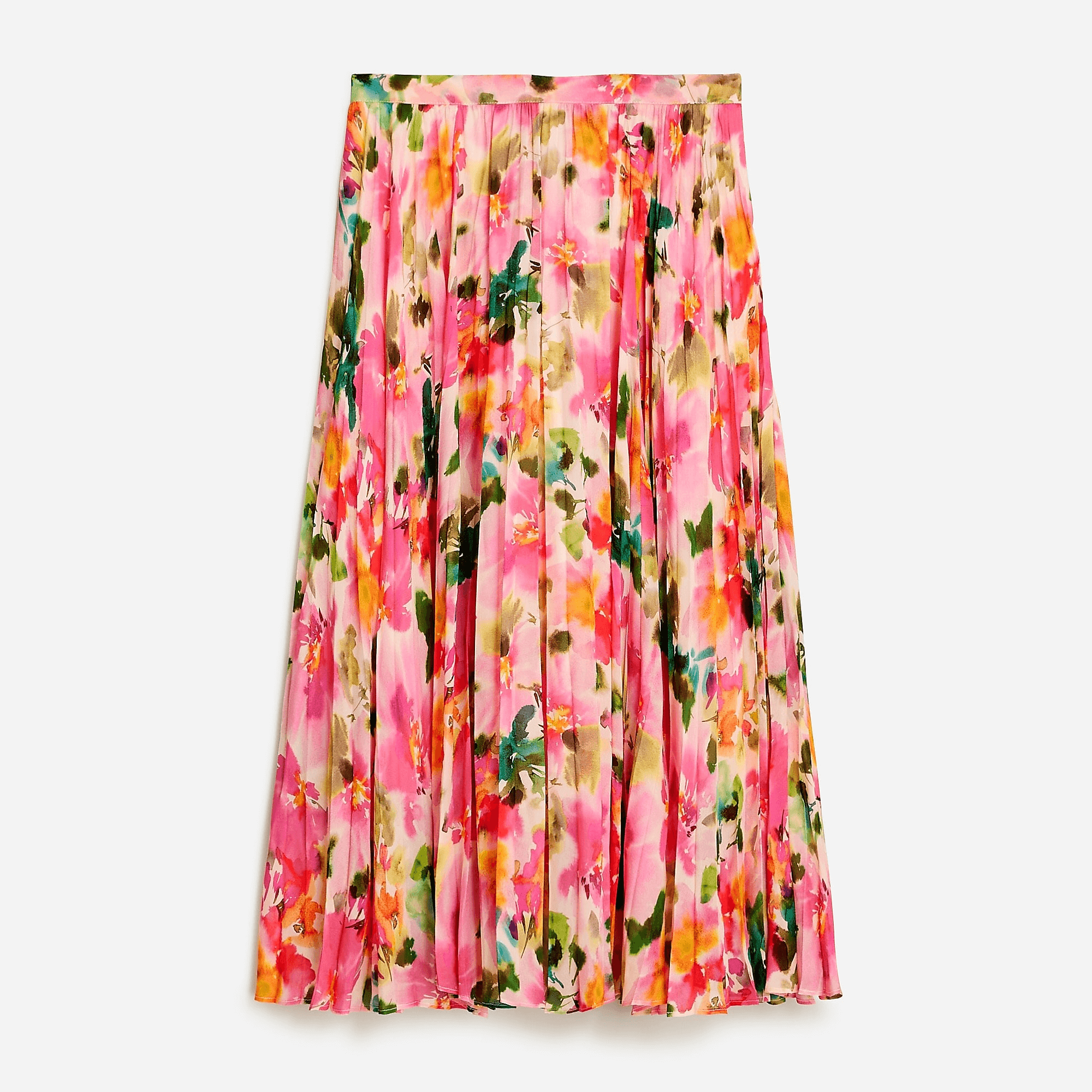 jcrew floral skirt