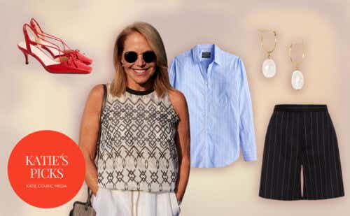 Katie Couric's spring wardrobe.