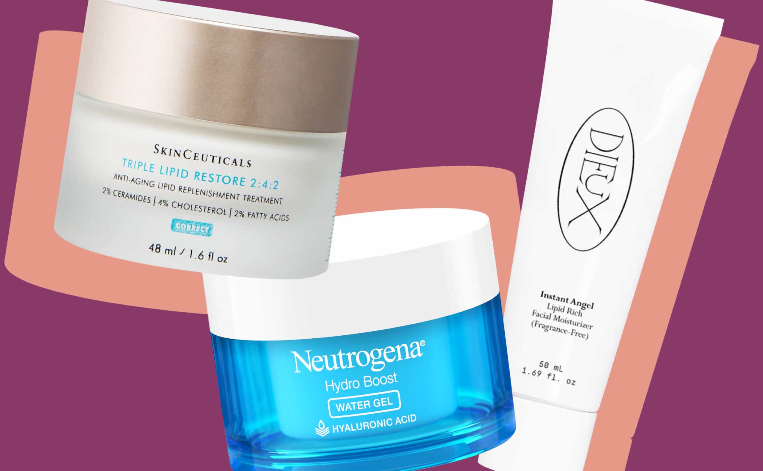 best moisturizers skinceuticals, neutrogena, dieux