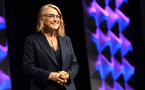 Esther Perel on stage at SXSW