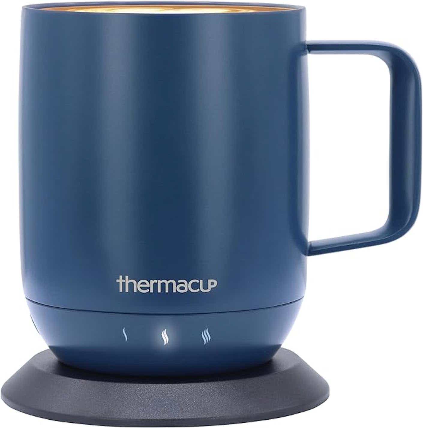 A mug on a heater