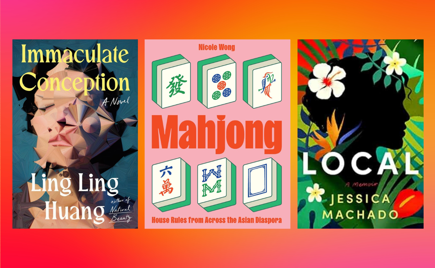 Mahjong, Immaculate Conception, and Local book covers