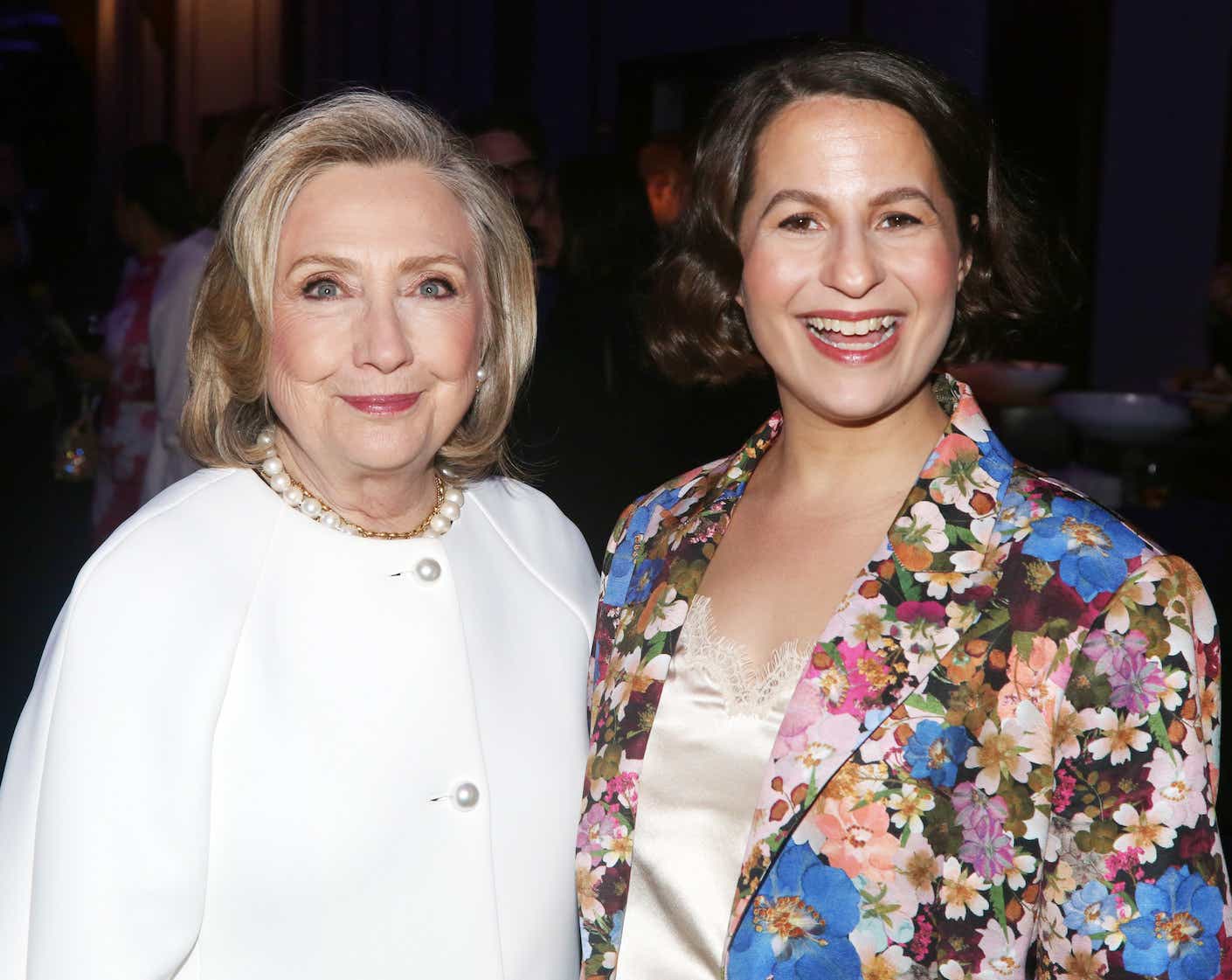 "Suffs" Broadway Opening Night Hillary Clinton and Shaina Taub