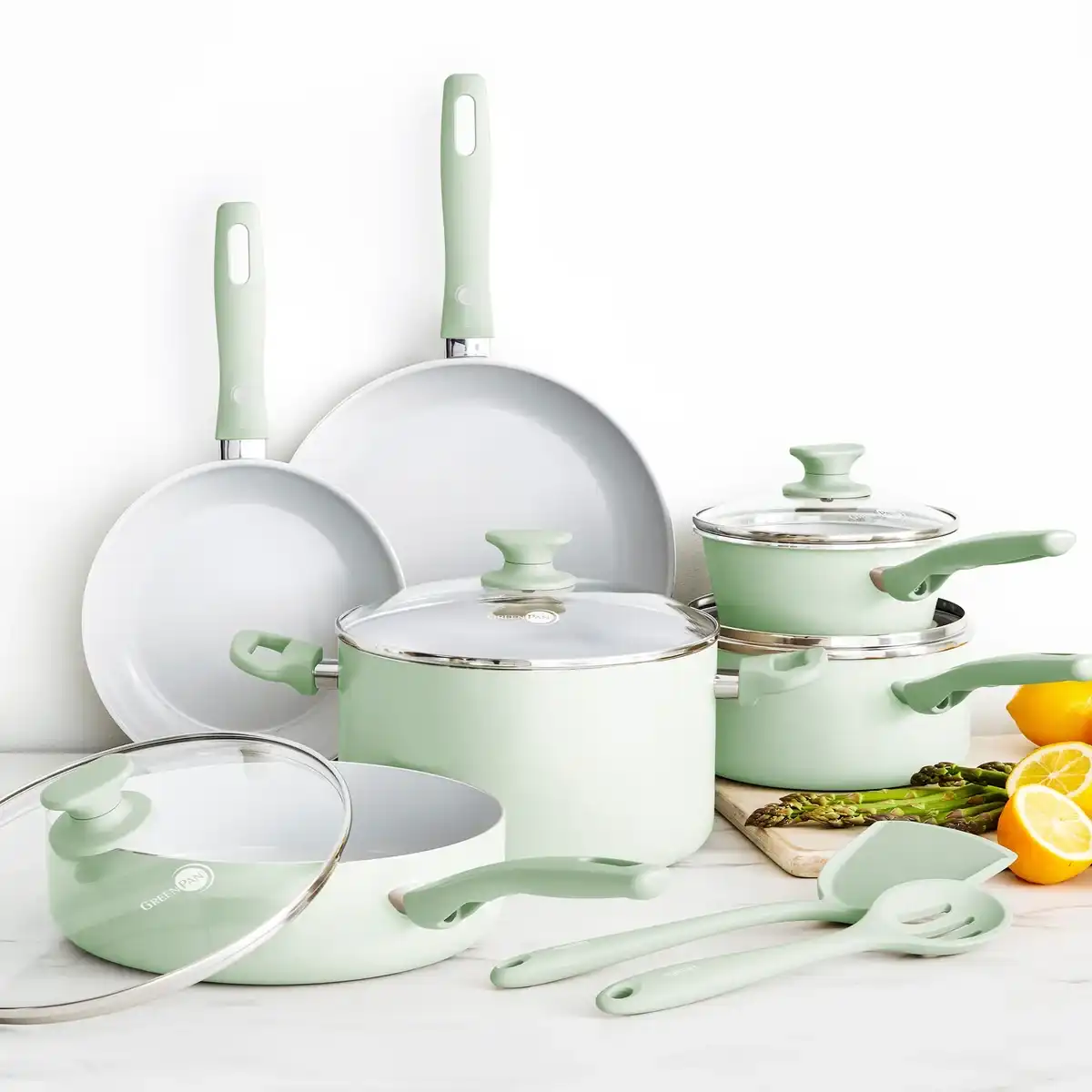 greenpan mint cookware set