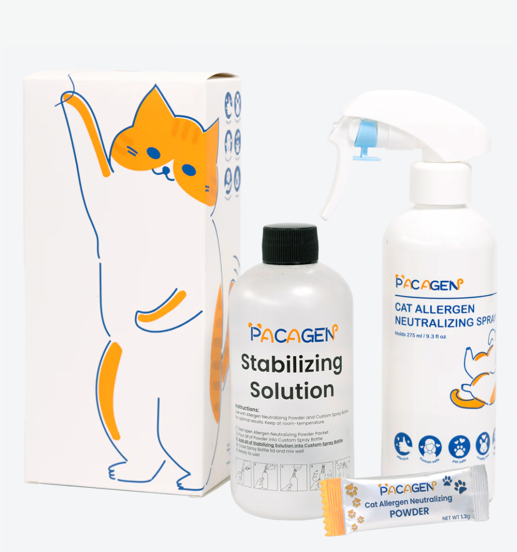Pacagen Cat Allergen Neutralizing Spray Starter Pack