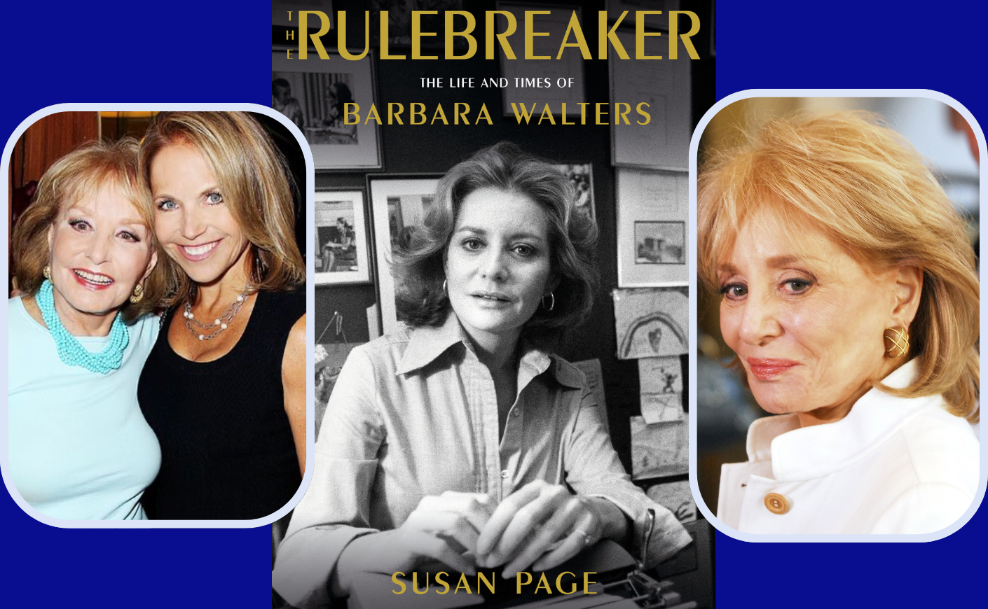collage of pictures of barbara walters