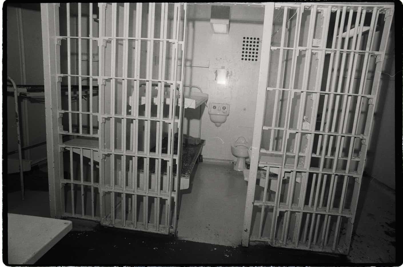 View Of Prisoner Cell at Rikers Island from 1974